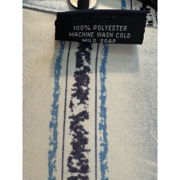 Southpole Vintage Y2K‎ Graphic Print Shirt XXL Blue White Plaid Streetwear 90's - Picture 5 of 9